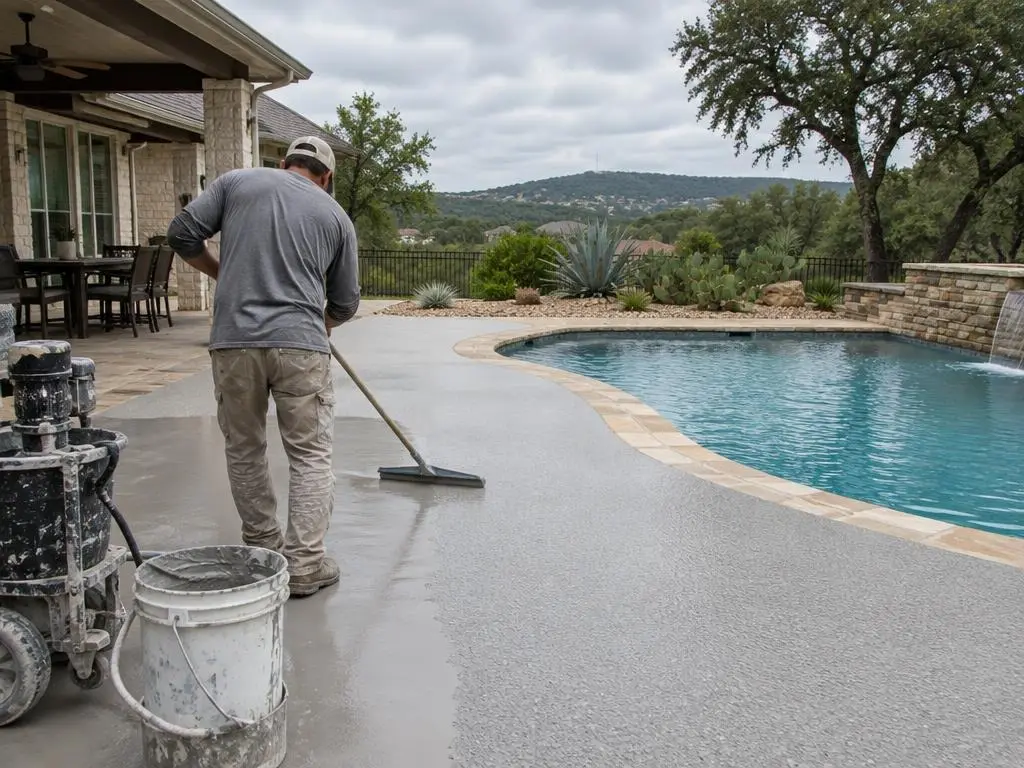 Patio & Pool Deck Resurfacing in San Antonio, TX